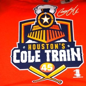 HOUSTON Astro's COLE TRAIN Short Sleeve T-SHIRT  XL